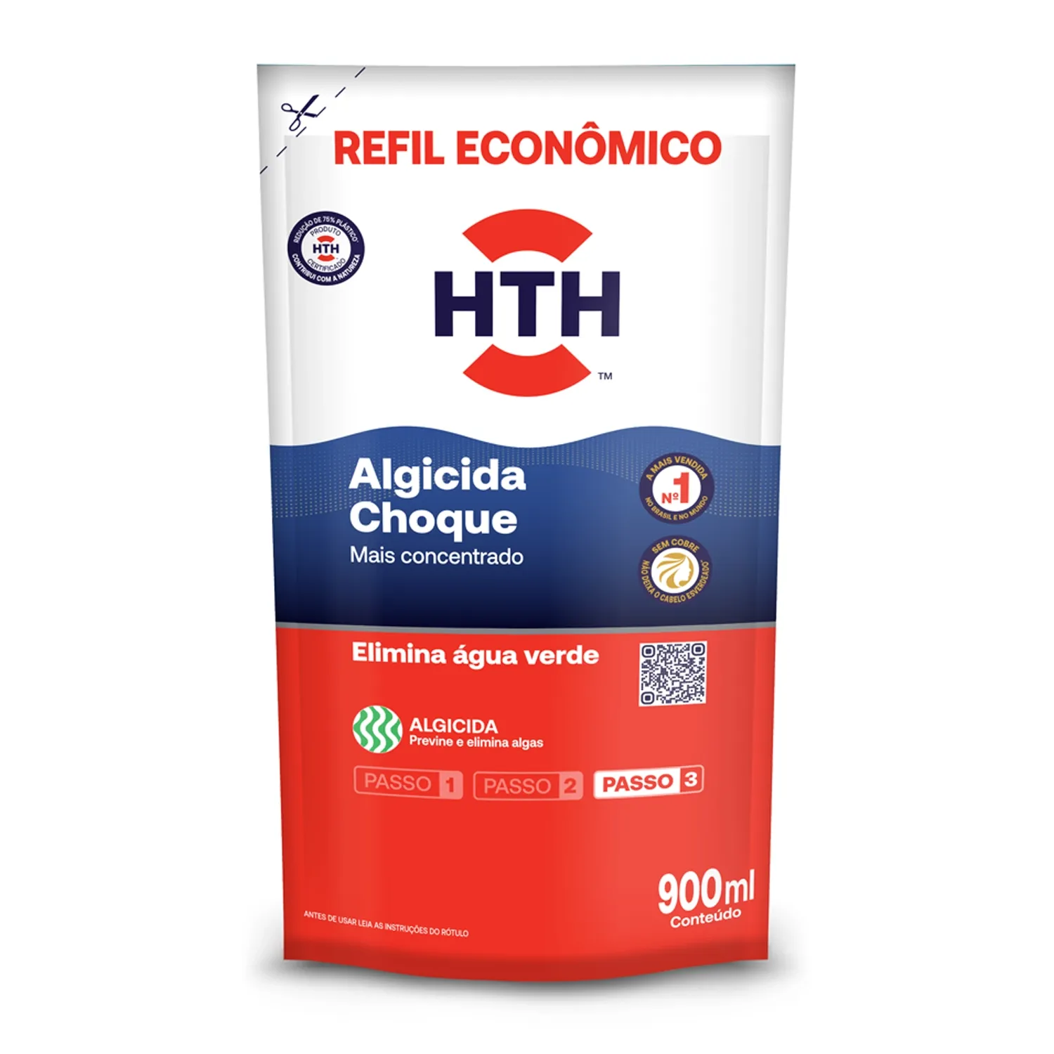 Refil Algicida de Choque Solucao Agua Verde HTH 900 ml.webp